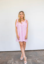 Load image into Gallery viewer, Pink Gingham “All Tied Up” Dress
