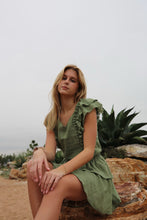 Load image into Gallery viewer, “Feeling Femme” Blouse in Olive Green
