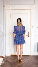 Load image into Gallery viewer, “Sunny Days” Mini Skirt in Midnight Flower
