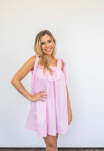 Load image into Gallery viewer, Pink Gingham “All Tied Up” Dress
